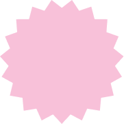 A pink star on a black background, perfect for child care.