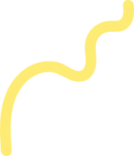 A snake on a black background.