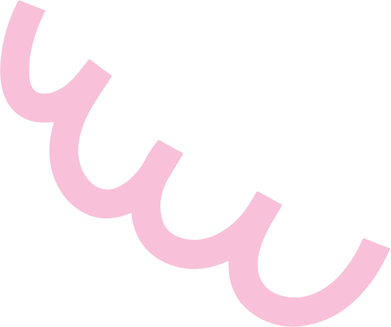 A pink w logo on a black background.